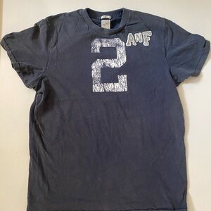 Abercrombie & Fitch Muscle Vintage Tee in Dark Blue XXL
